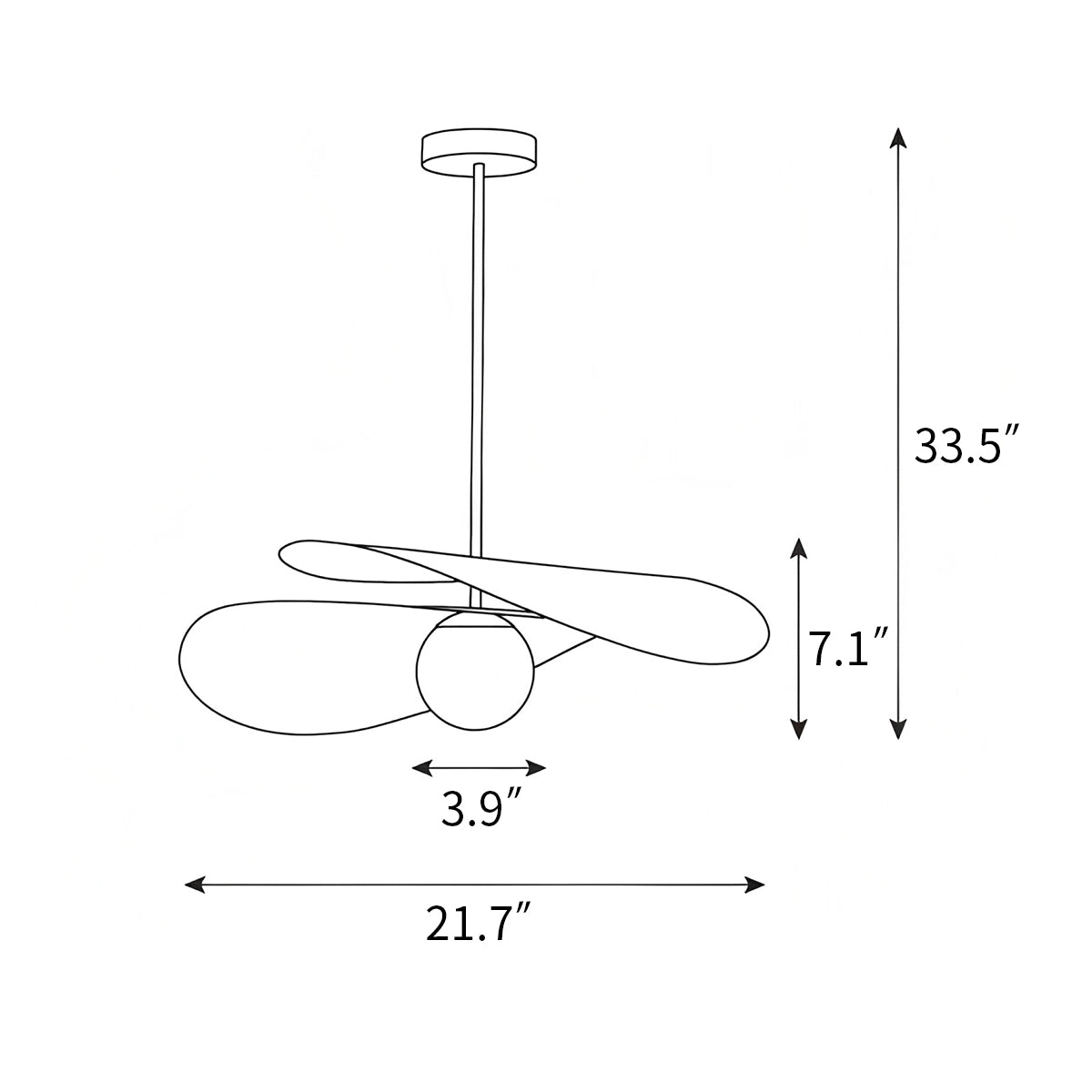 Antizer Olivia Pendant Light for Dining Room