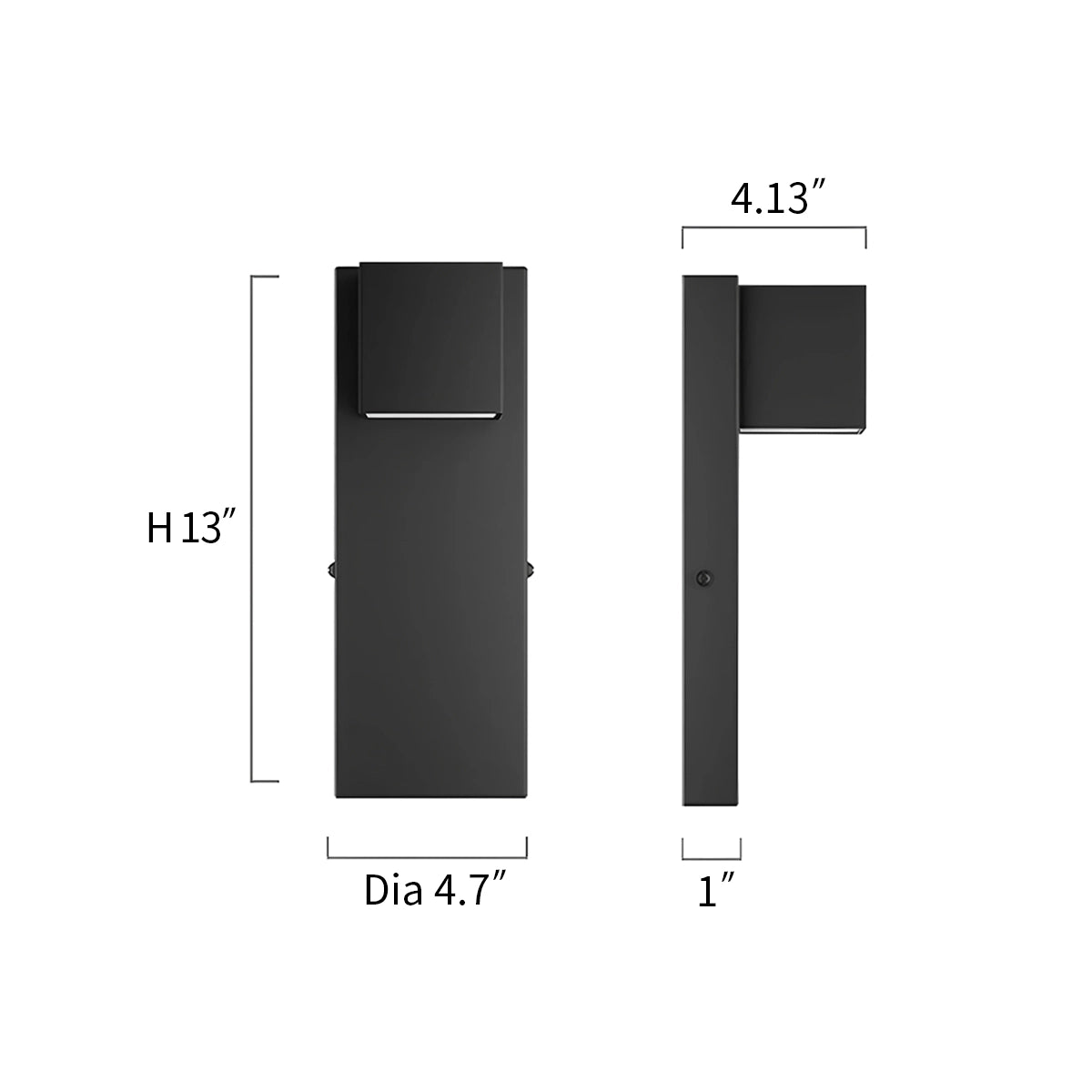 Antizer Outdoor Courtyard Long Strip Waterproof Wall Lamp