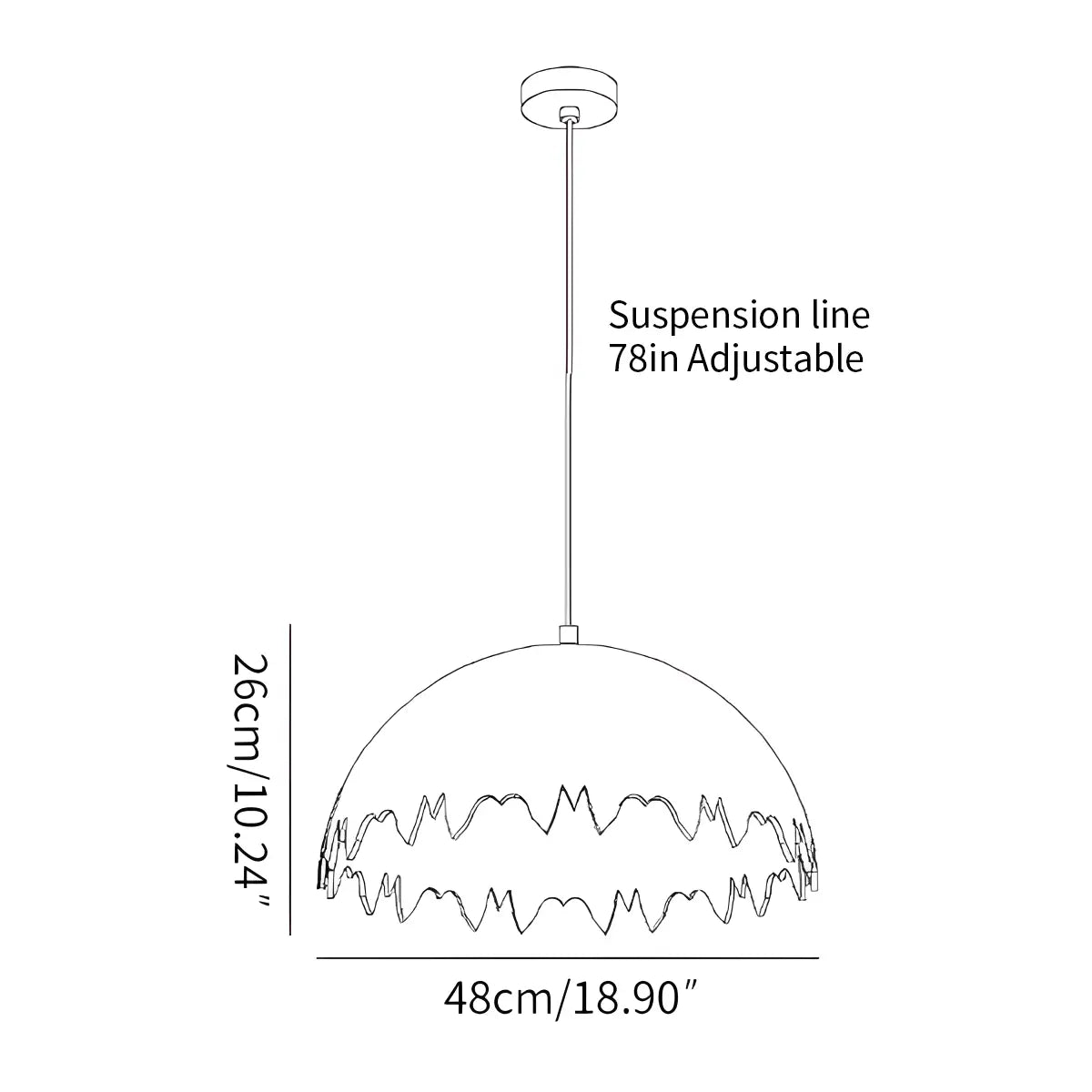 Antizer Eggshell Acoustic Pendent Light for Office