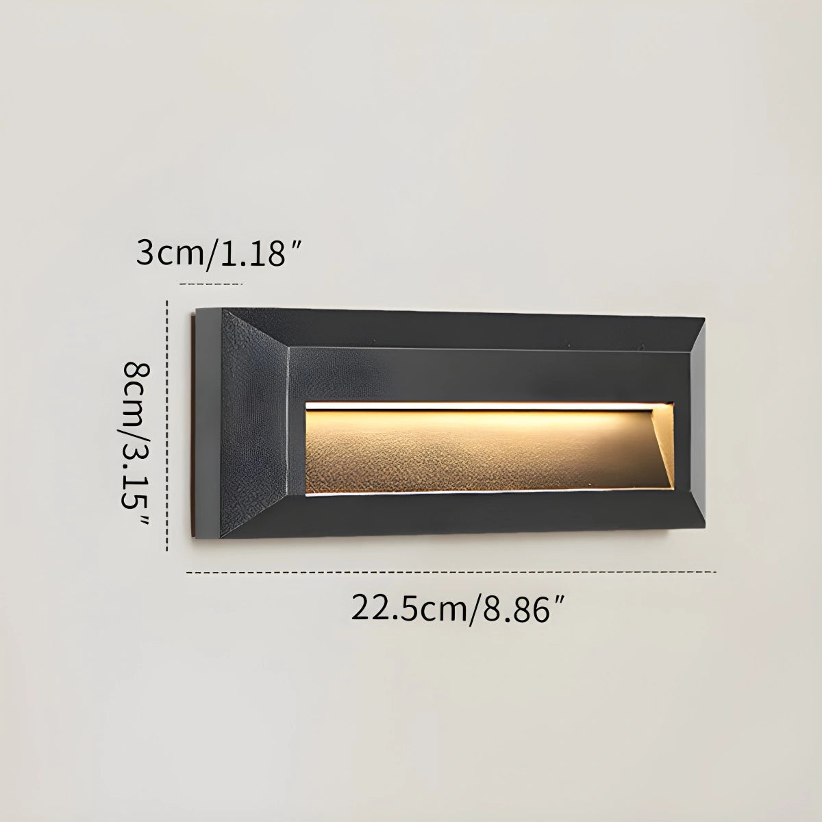 Antizer Outdoor Waterproof Wall Sconce Garden Corridor Step Light
