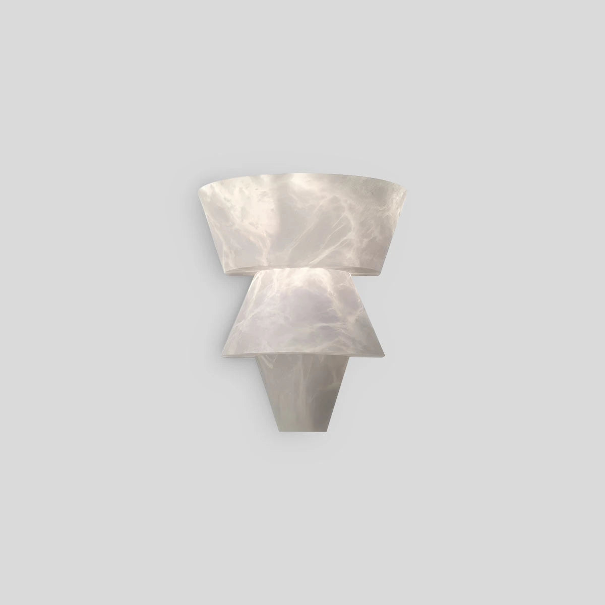 Antizer Cone Splicing Spanish Alabaster Wall Sconce