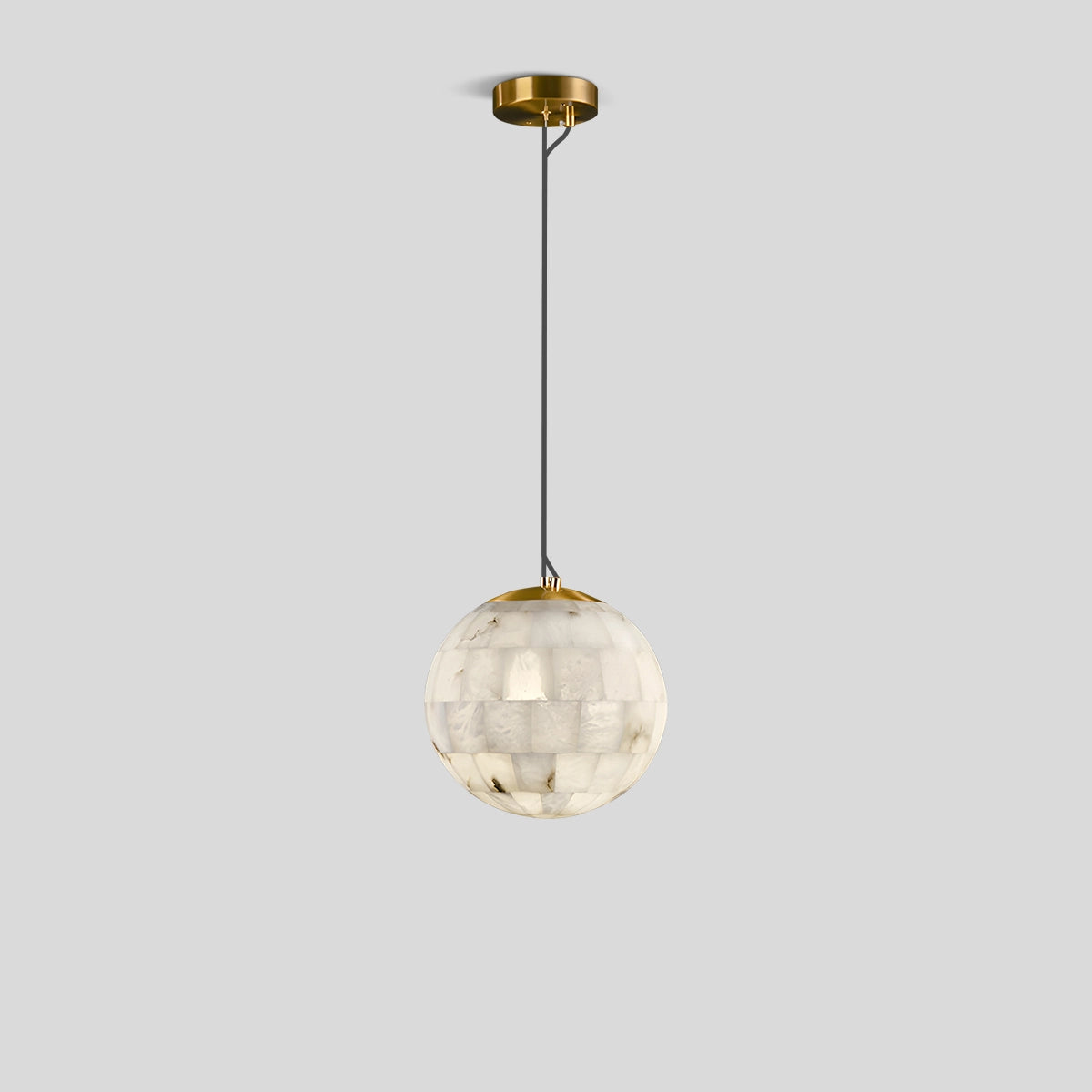 Antizer Modern Creative Spliced Ball Spanish Alabaster Pendant Light