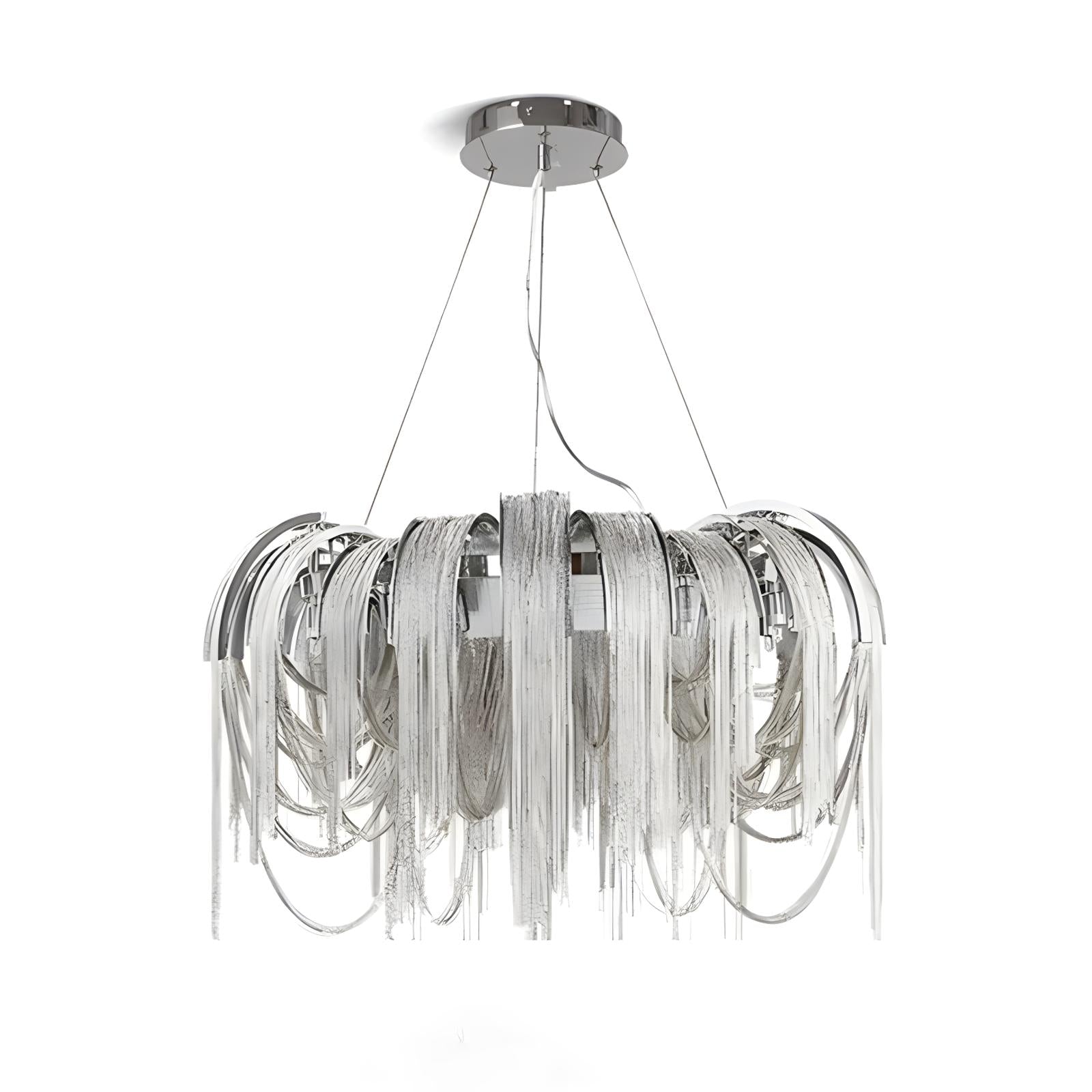 Aluminum Tassel Chandelier