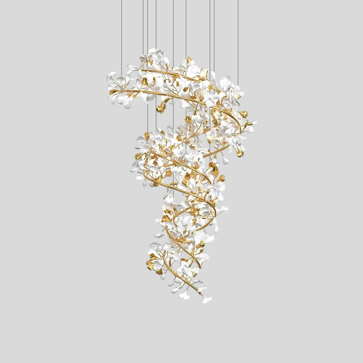 Antizer Ginkgo Chandelier Q for High Ceiling