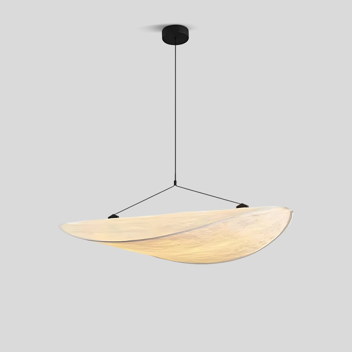 Antizer Zen Art Cloud Shape Silk Pendant Light for Living Room