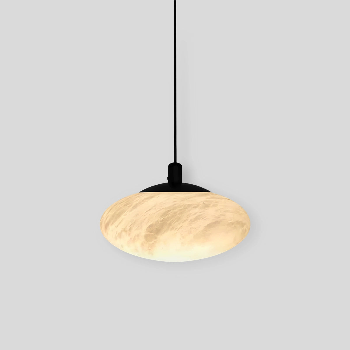 Antizer Modern Oval Bedroom Spanish Alabaster Pendant Light