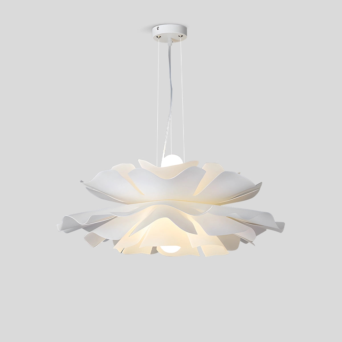 Antizer White Flower Pendant Light for Living Room