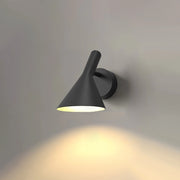 Antizer Outdoor Waterproof Conical Wall Lamp Black