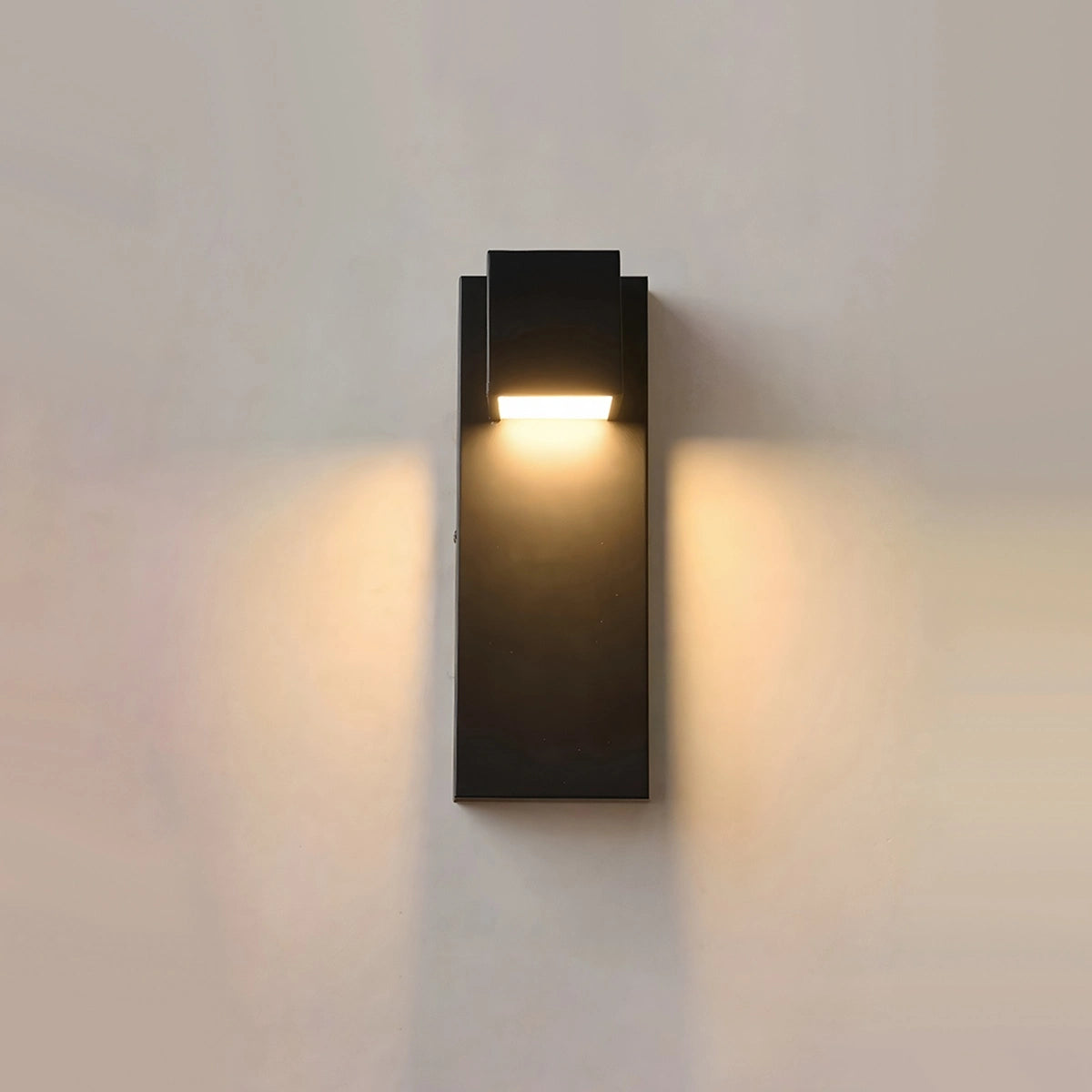 Antizer Outdoor Courtyard Long Strip Waterproof Wall Lamp Black