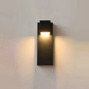 Antizer Outdoor Courtyard Long Strip Waterproof Wall Lamp Black