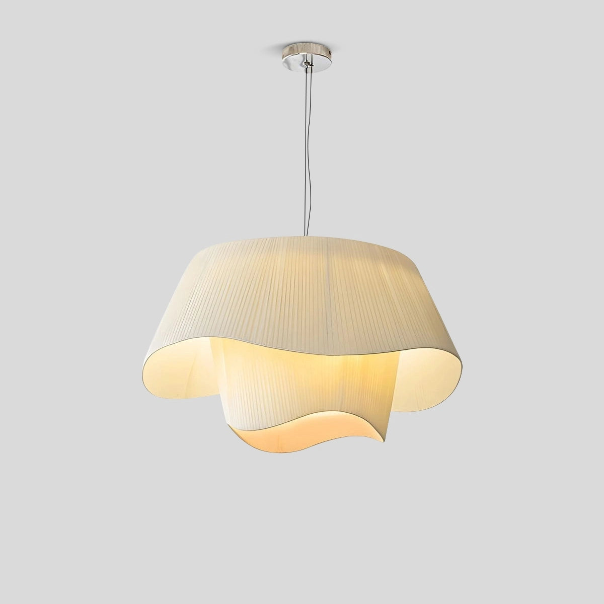 Antizer Pleated Fabric Drum Pendant Light for Modern Interiors