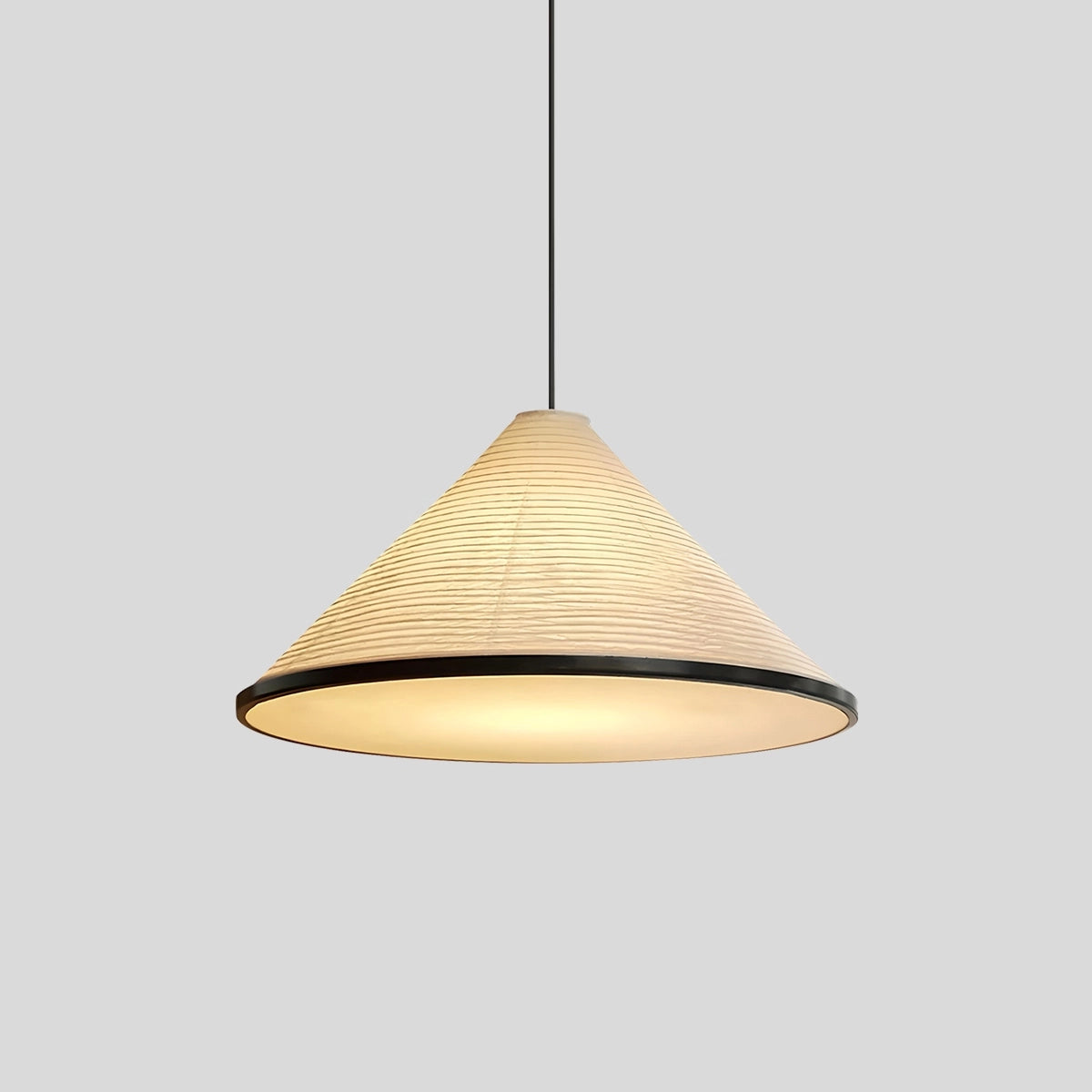 Antizer Washi Paper Hat Pendant Lamp for Dining Room