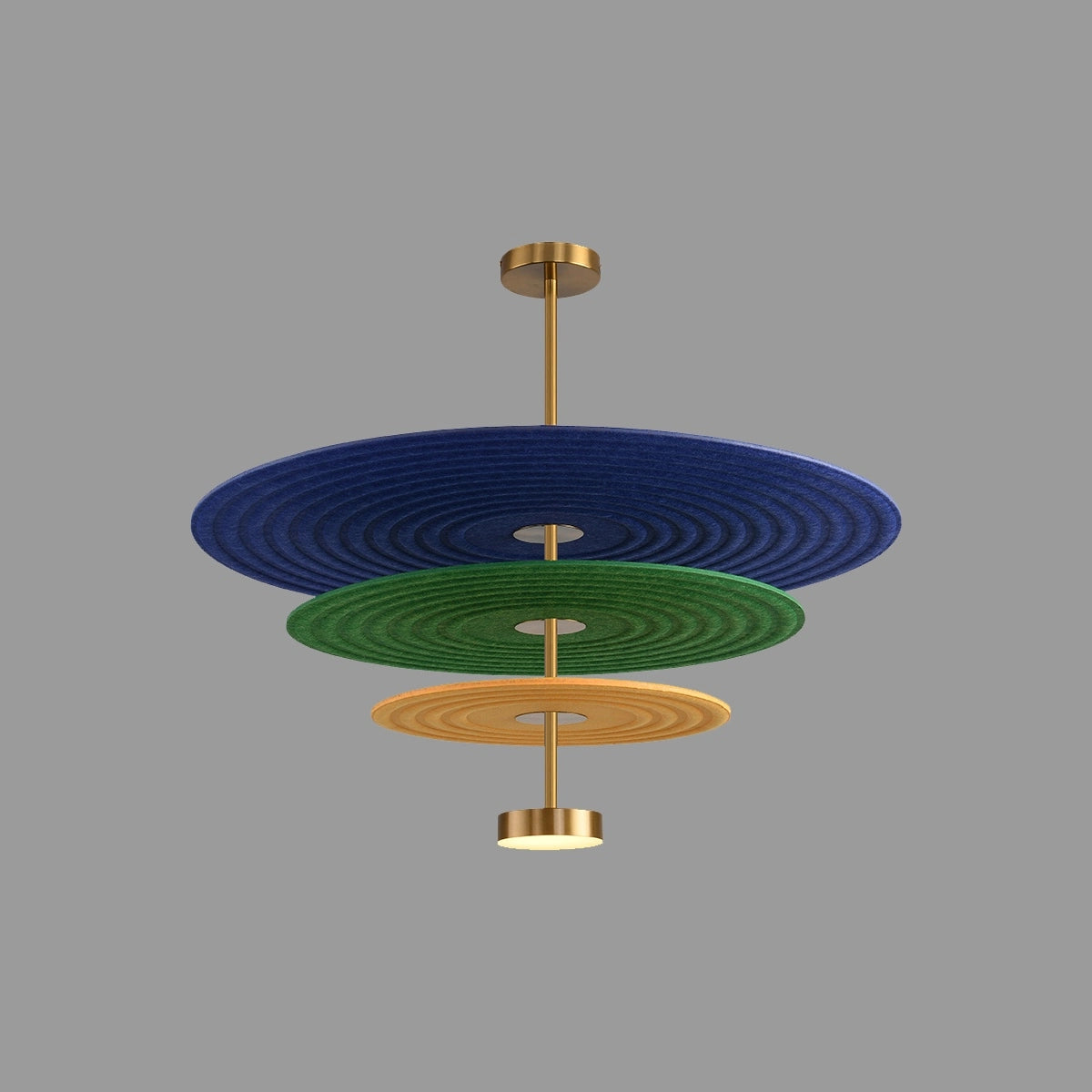 Antizer Three Layer Disk Acoustic Chandeliers