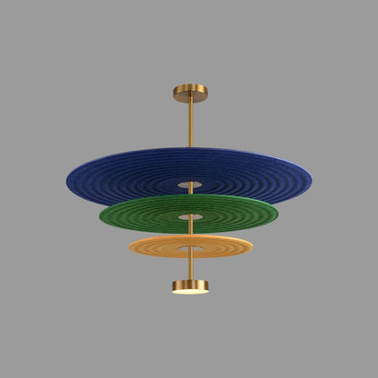 Antizer Three Layer Disk Acoustic Chandelier