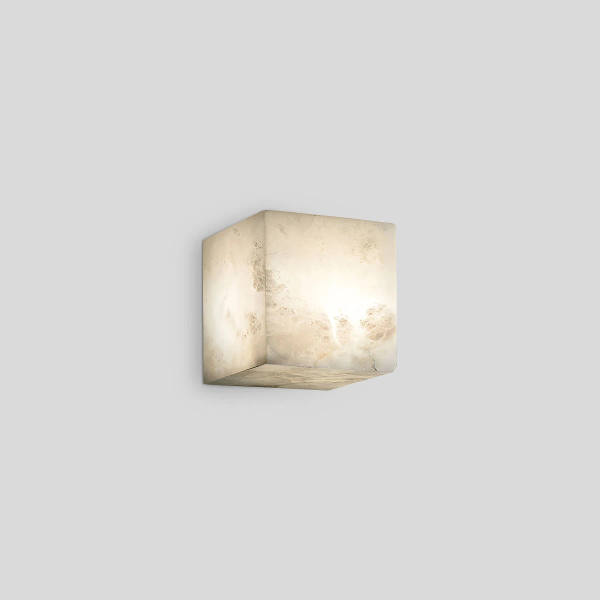 Antizer Simple Square Spanish Alabaster Wall Lamp for Living Room