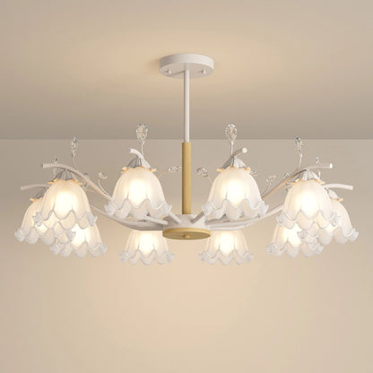 Antizer Creative Lily of the Valley Flower Chandelier