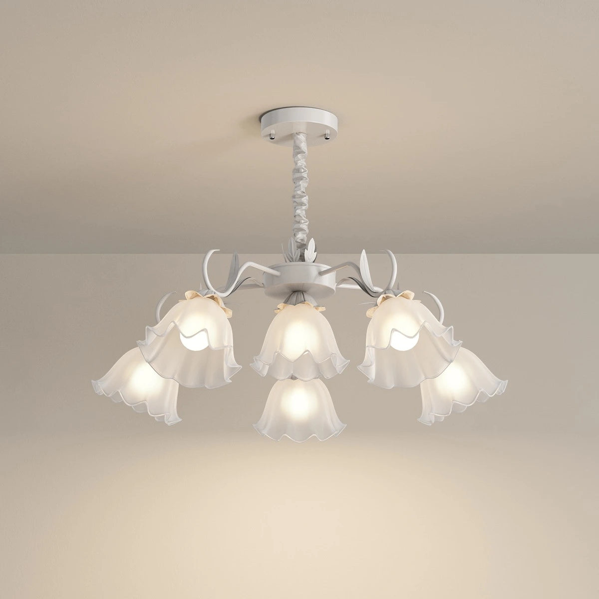 American Retro Pastoral Style Flower Chandelier