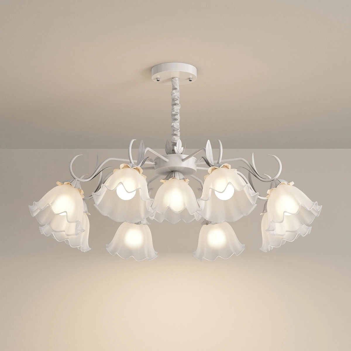 American Retro Pastoral Style Flower Chandelier