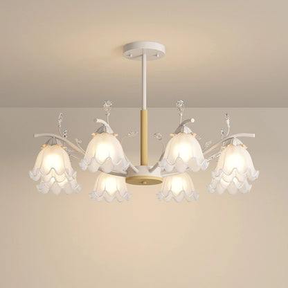 Antizer Creative Lily of the Valley Flower Chandelier