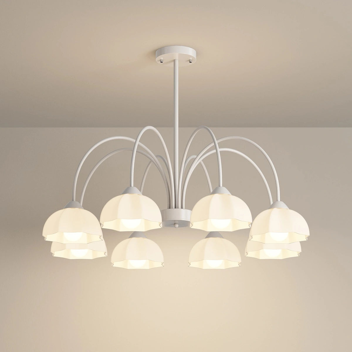 Nordic Modern Light Luxury Flower Chandelier