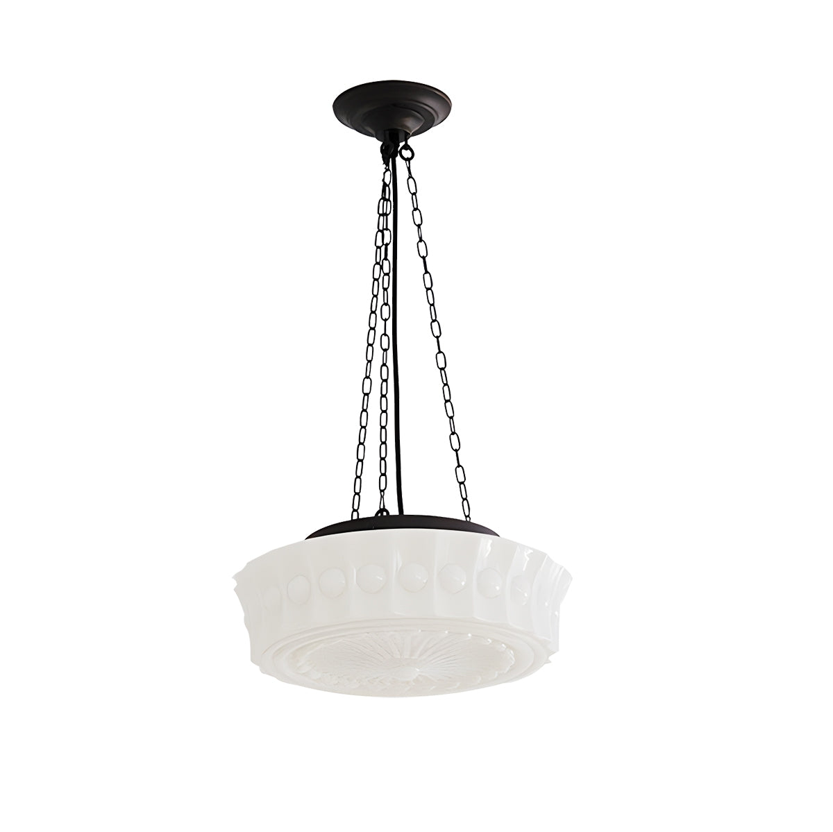 Hailie Vintage French Dome Pendant Light