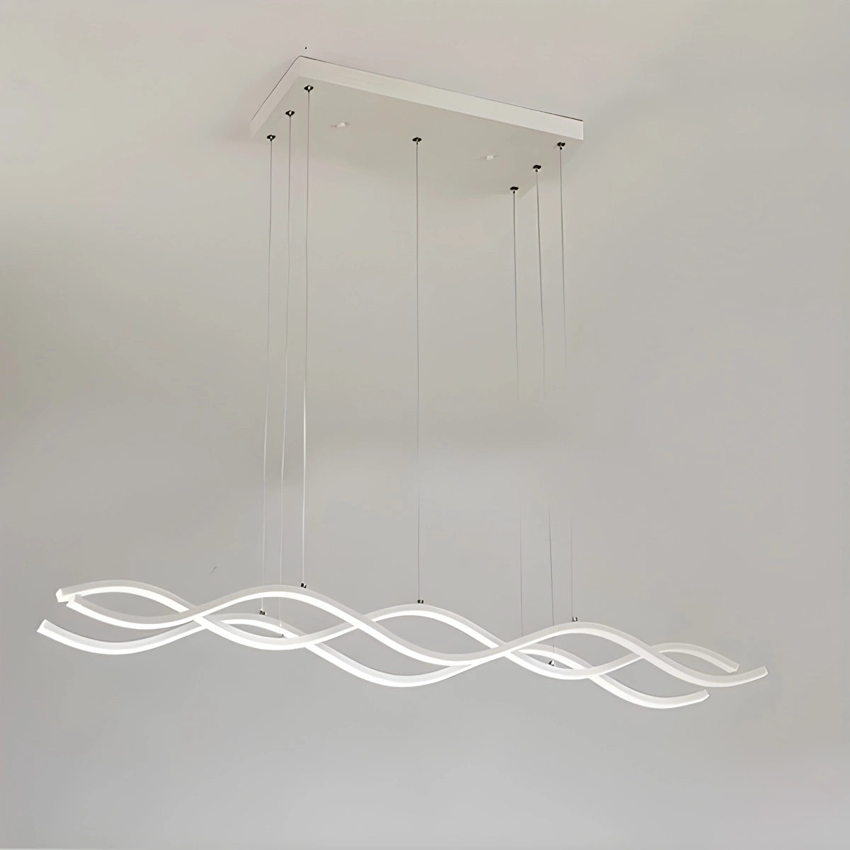 Antizer Nordic Minimalist Wave Long Pendant Light